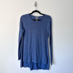 Chelsea & Theodore Navy Lightweight Crew Neck Sweater